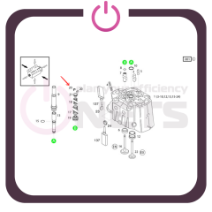 Valf Konik Kılavuz Halkası  / Valve Collet - 12280154