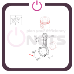 Biyel Civatası / Big End Bolt - 12161131