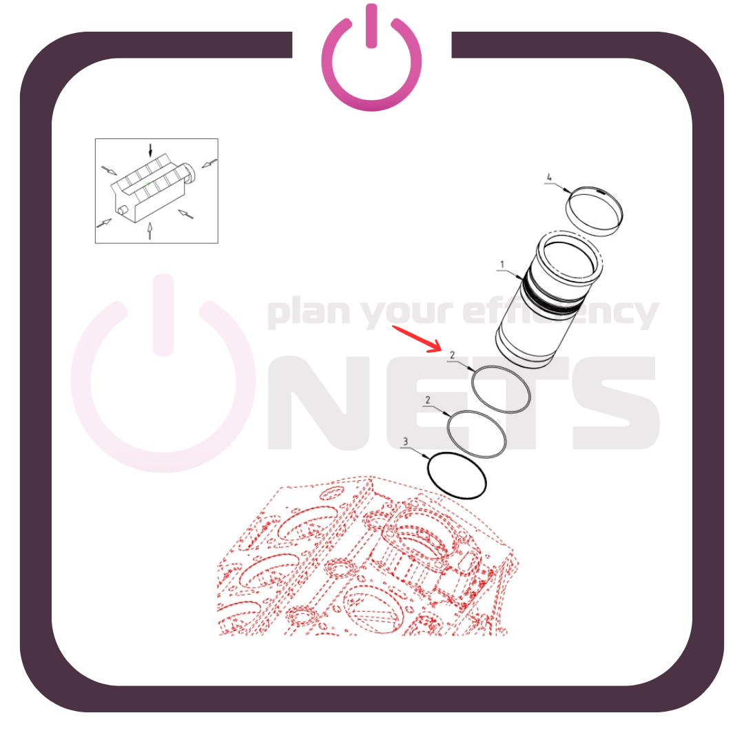 Yuvarlak Conta Halkası / O-Seal - 12524104
