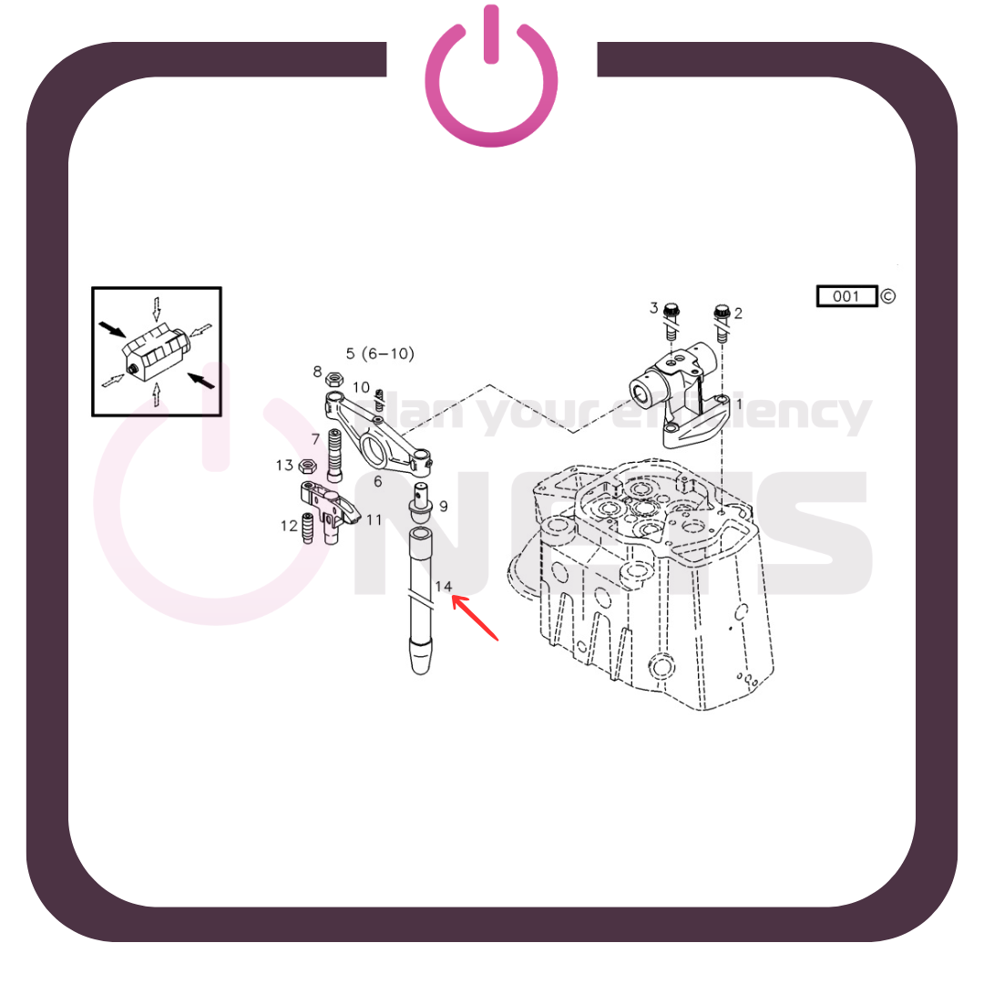 İtme Çubuğu / Push Rod - 12280193